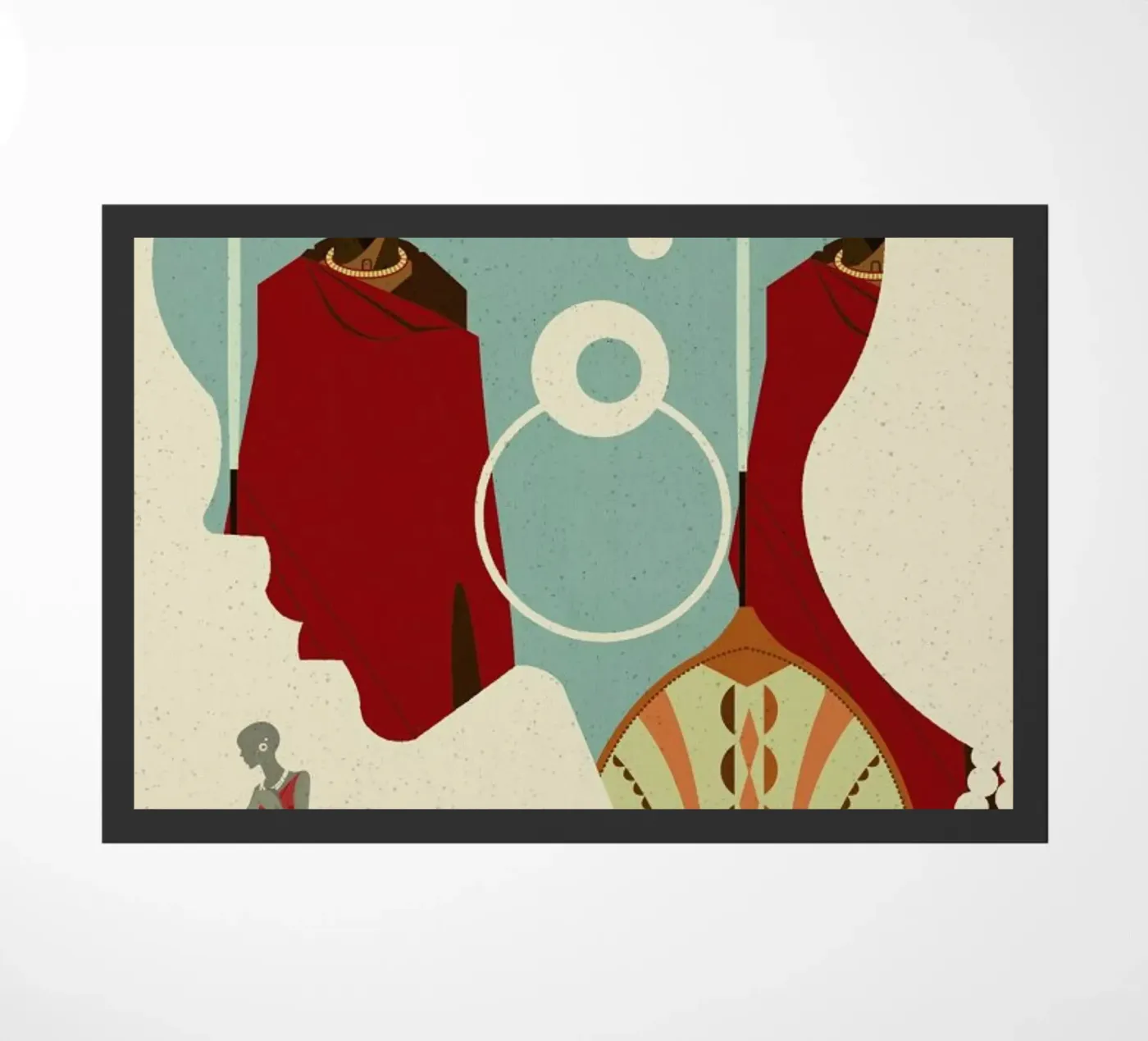 Maasai deurmat van Dieter Braun