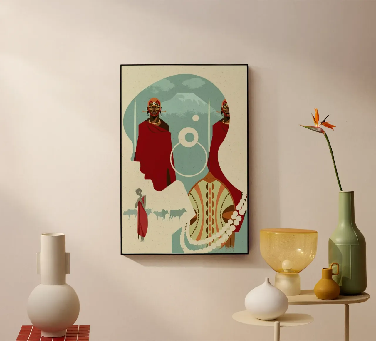 Maasai plexiglass da Dieter Braun