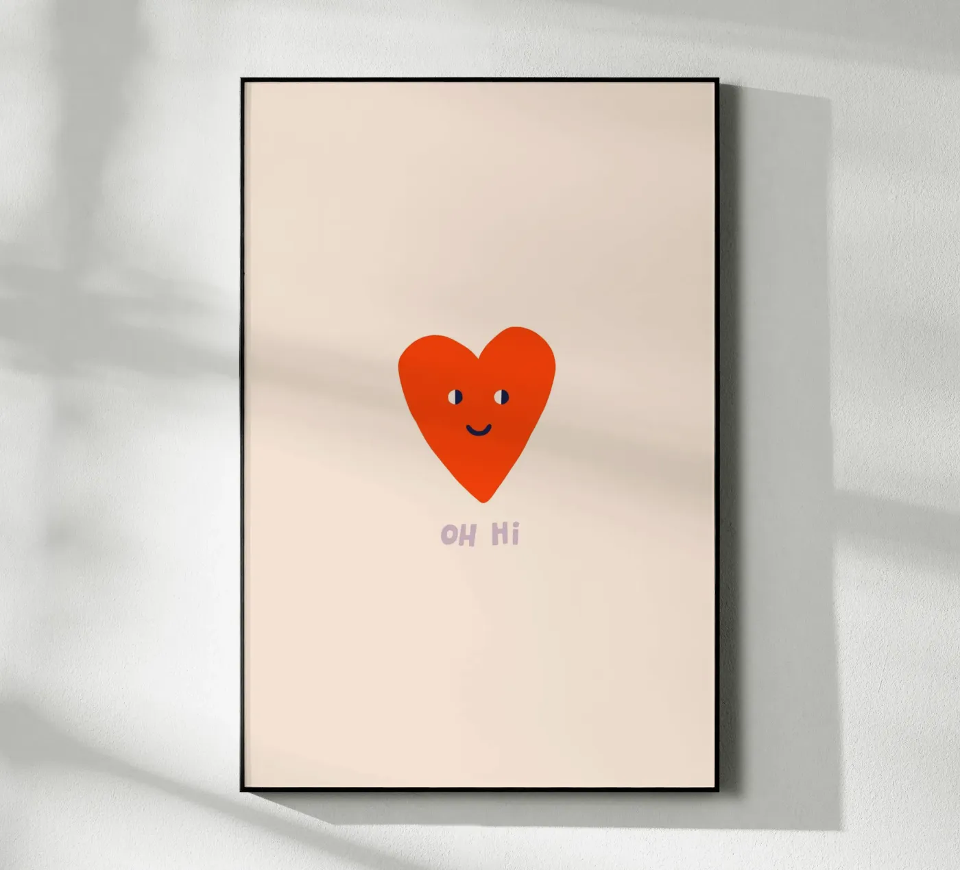 Simpatico cuore sorridente plexiglass da Maren Gross