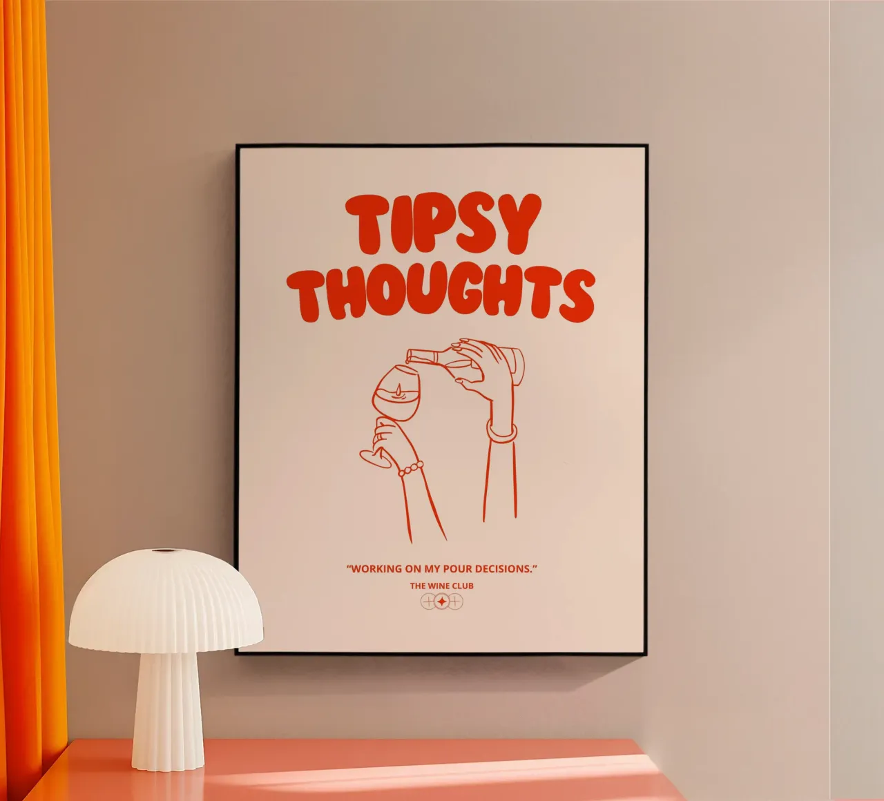 POUR DECISIONS plexiglass da THE WINE CLUB