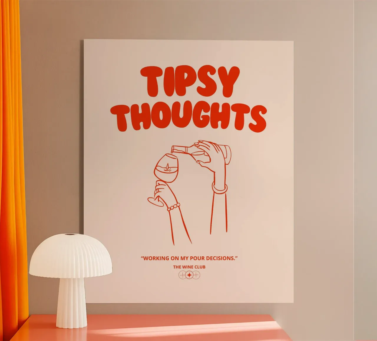 POUR DECISIONS plexiglass da THE WINE CLUB