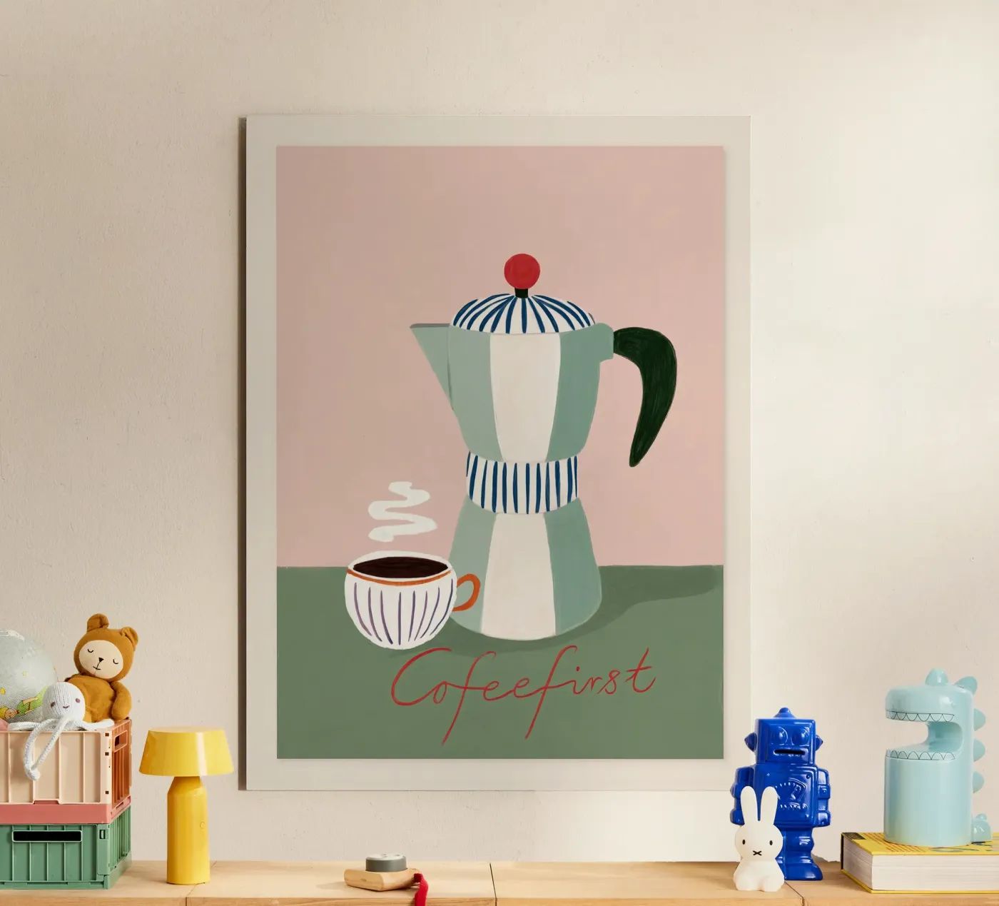 First Things First forex-plaat van cityart