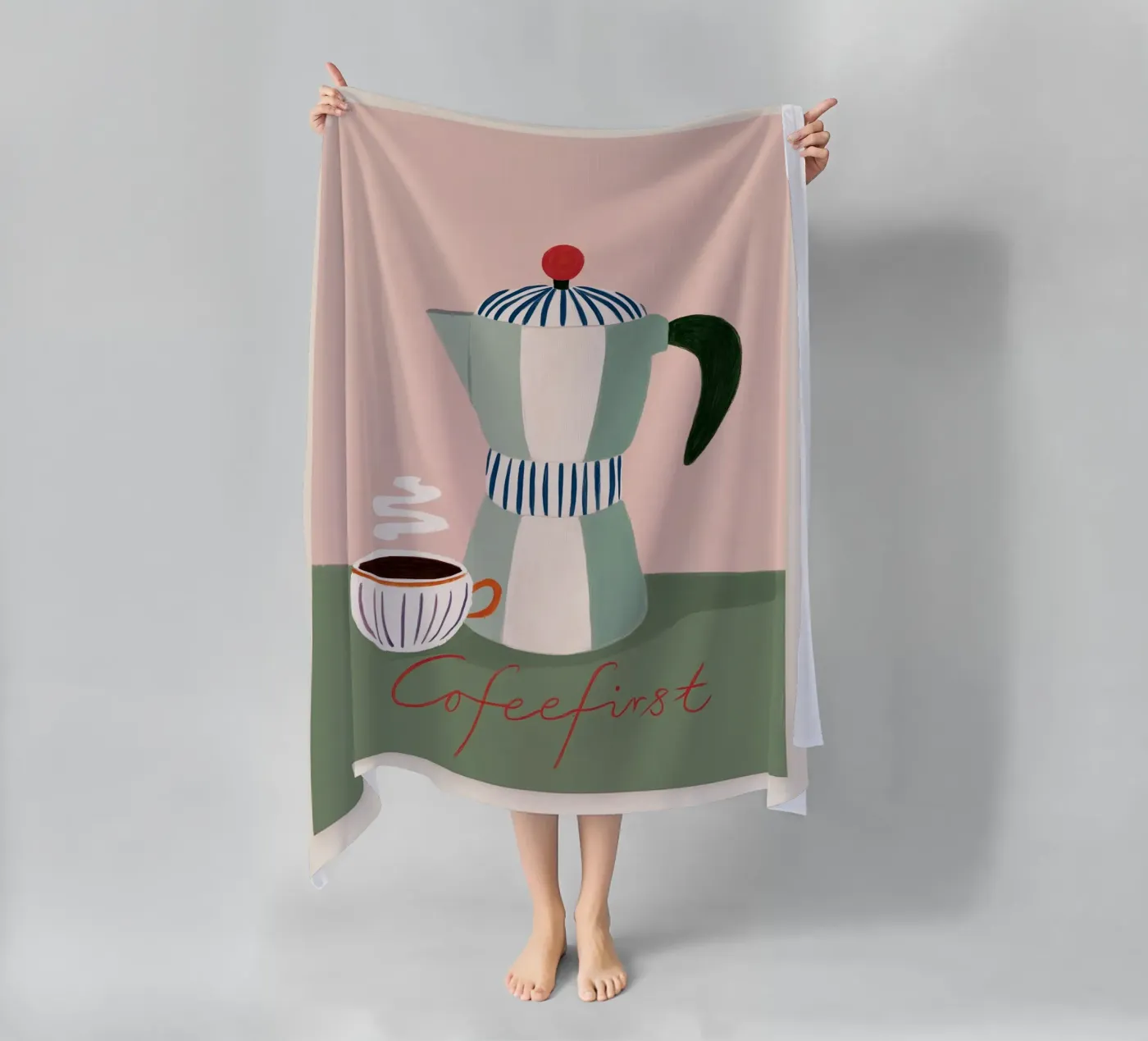 First Things First strandhanddoek van cityart