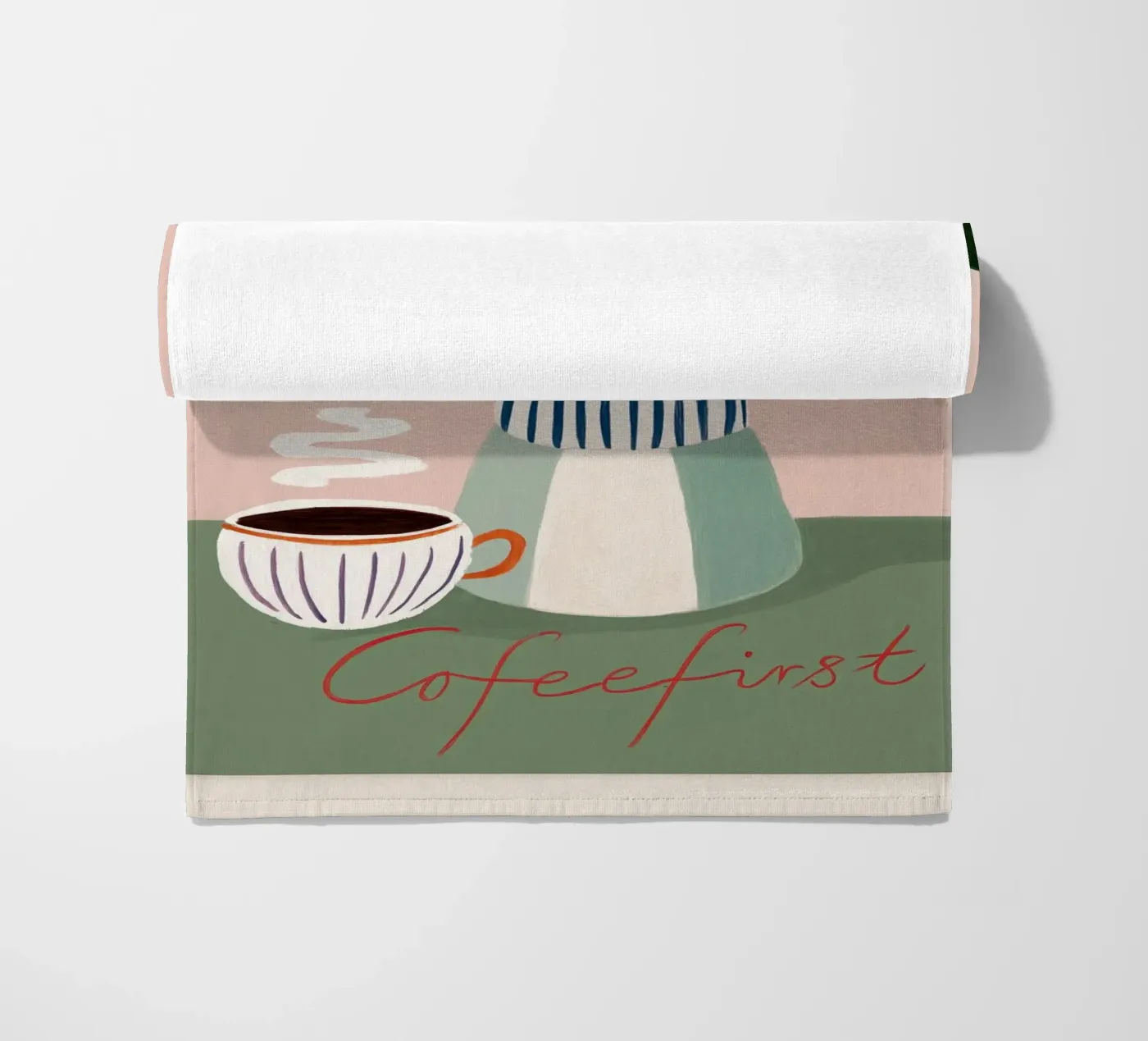 First Things First strandhanddoek van cityart