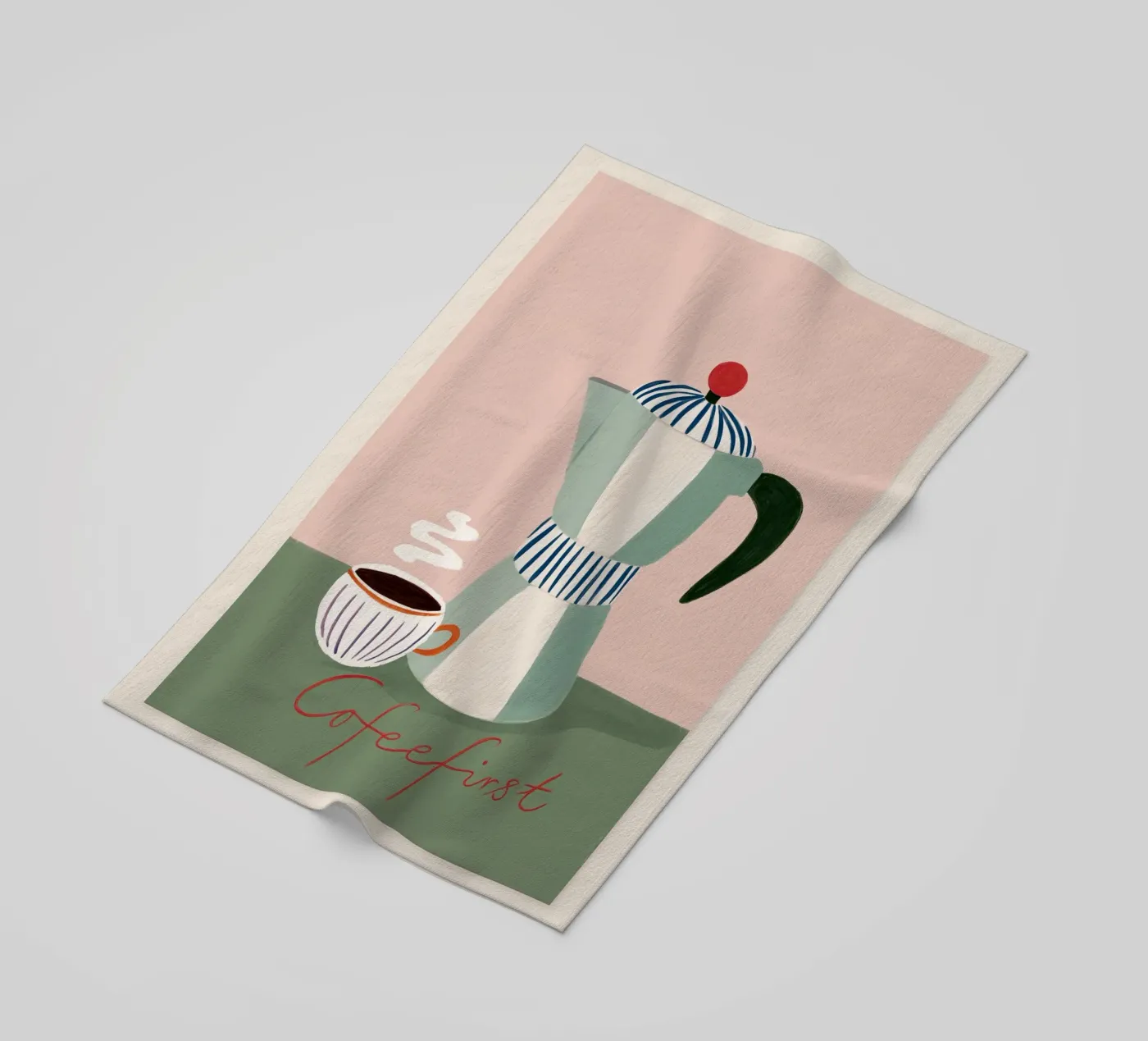 First Things First strandhanddoek van cityart