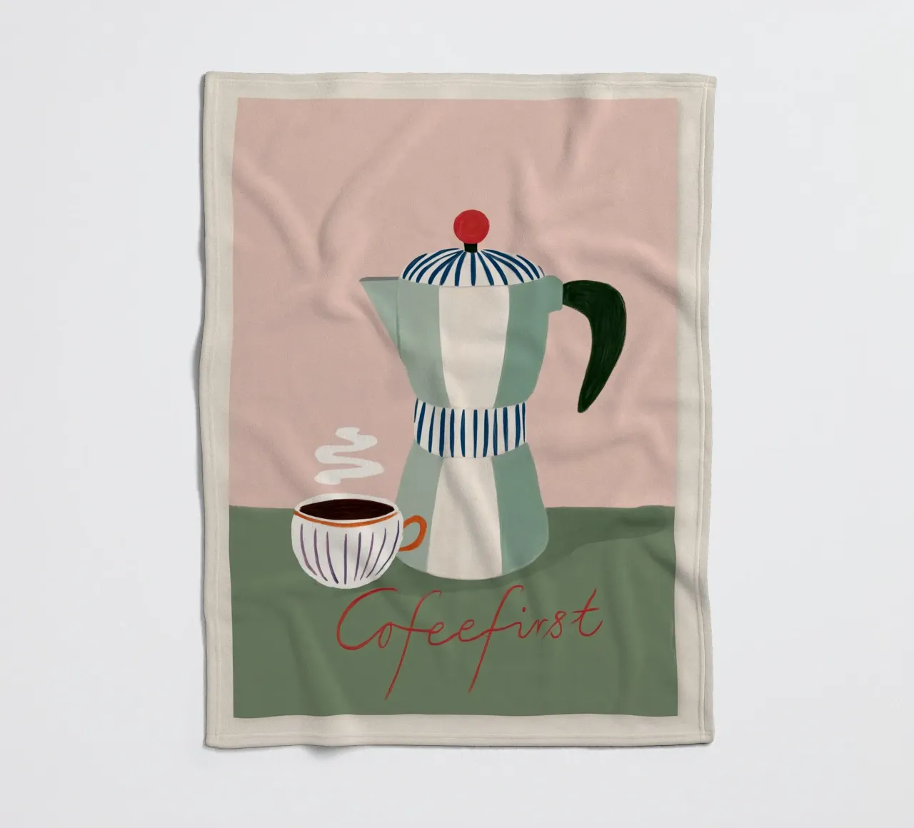 First Things First fleecedeken van cityart