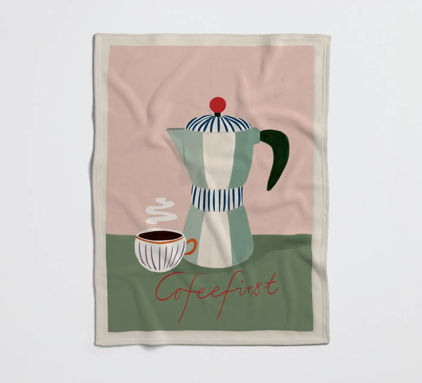 First Things First coperta in pile da cityart