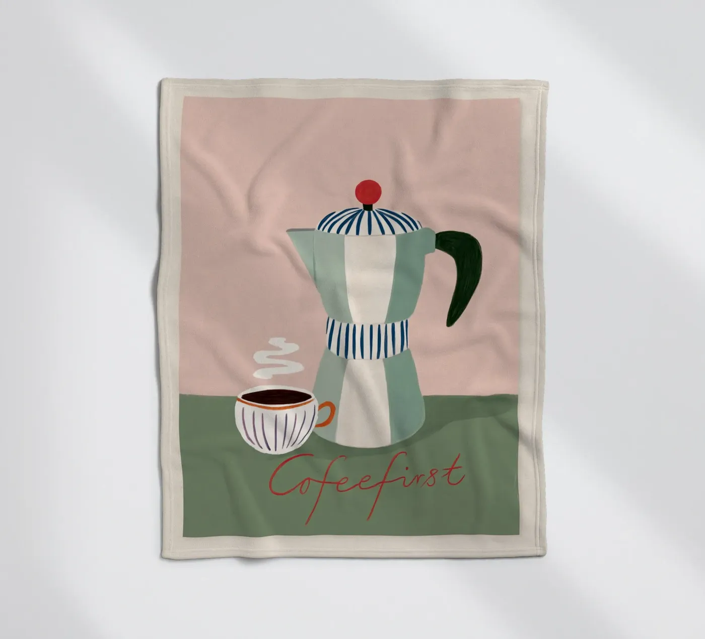 First Things First coperta in pile da cityart