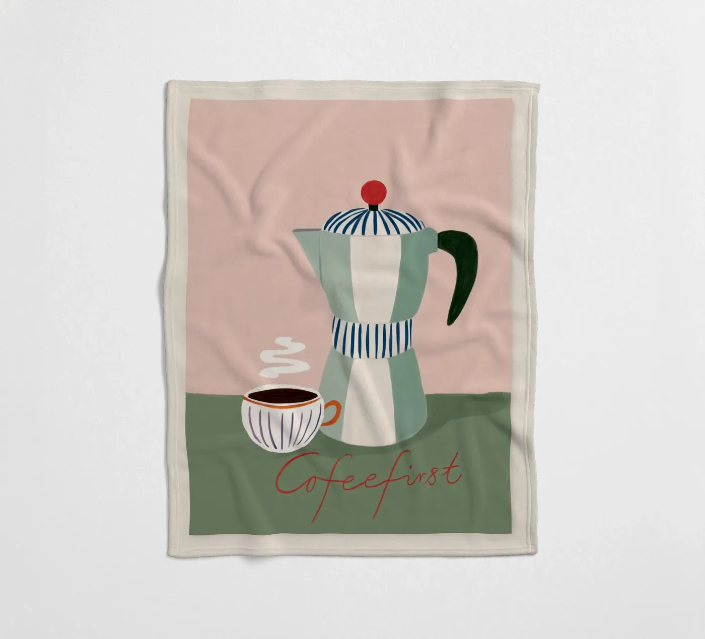 First Things First coperta in pile da cityart