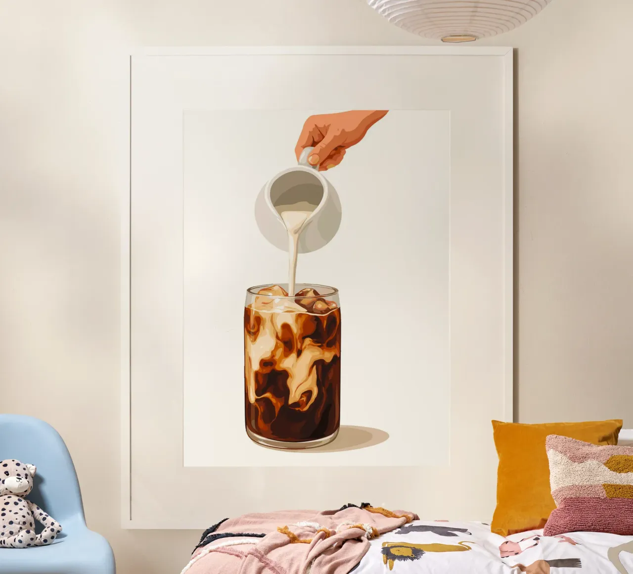 Iced Coffee and Cream hahnemühle by brunaeuflauzino