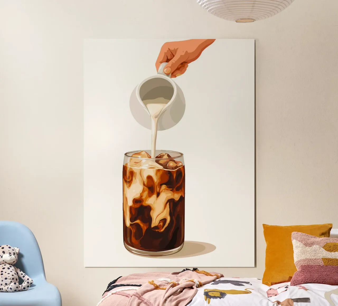 Iced Coffee and Cream hahnemühle by brunaeuflauzino