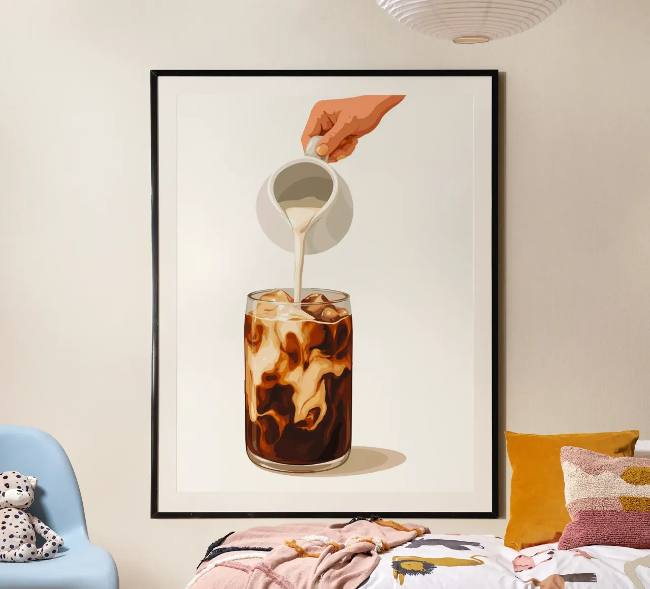 Iced Coffee and Cream hahnemühle by brunaeuflauzino