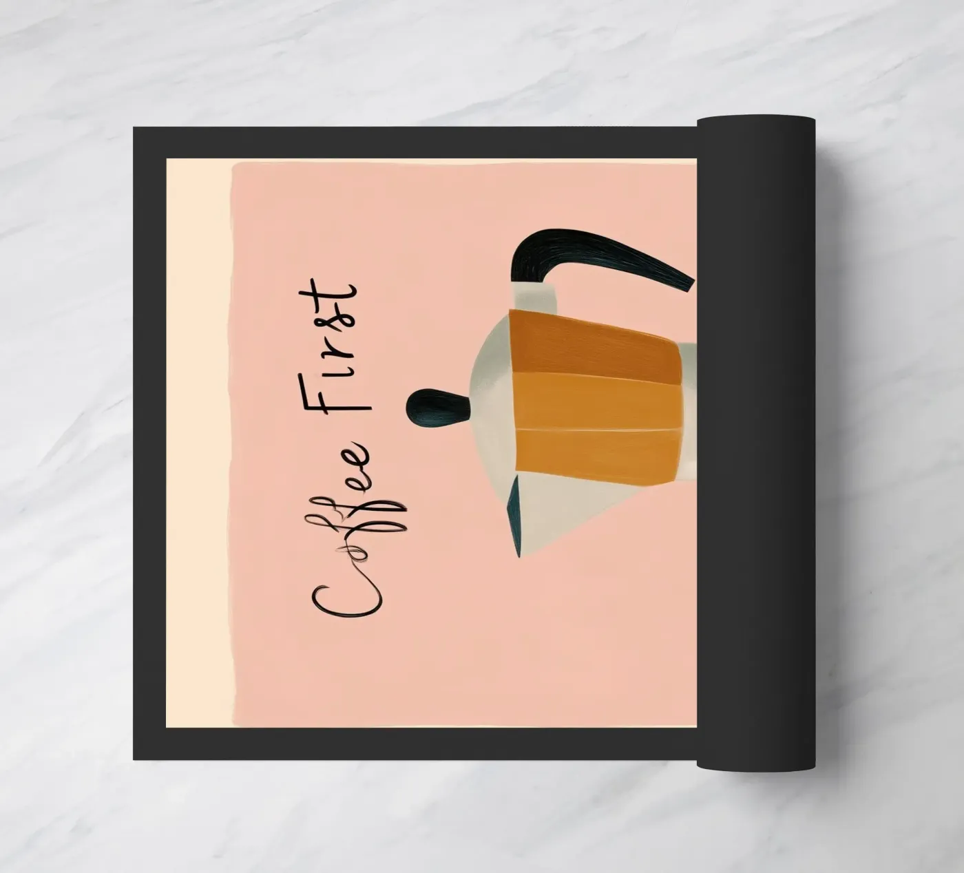 Coffee First doormat by cityart