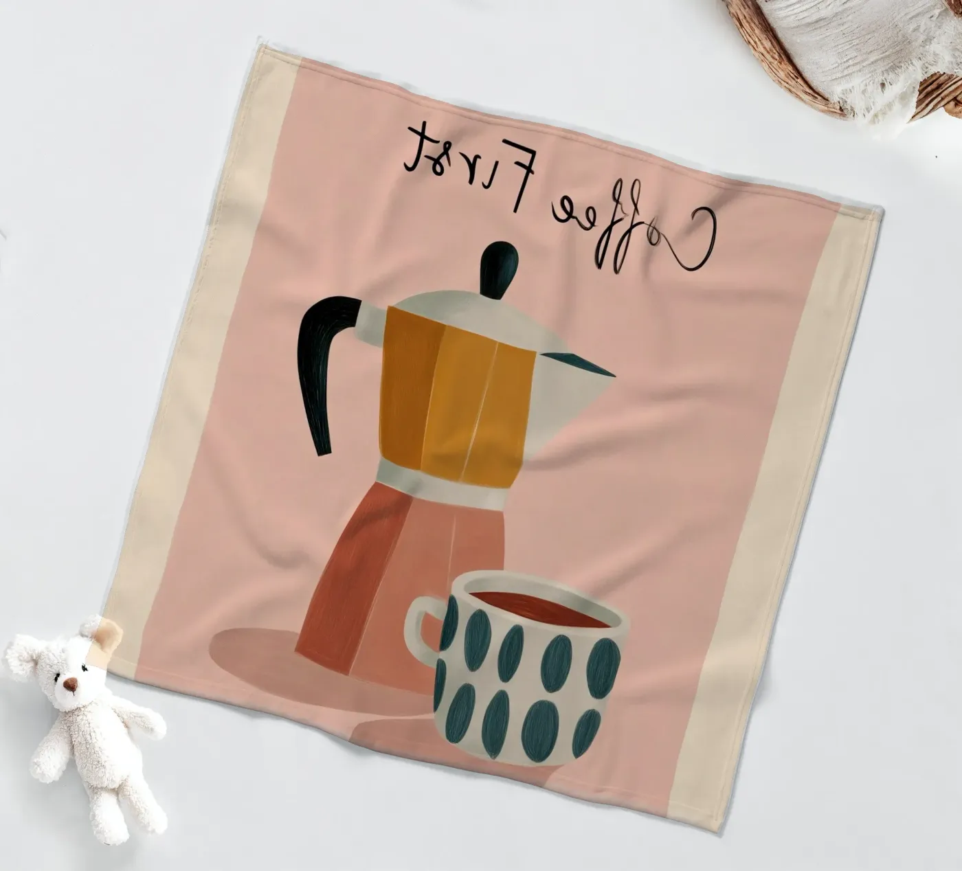 Coffee First Fleecedecke von cityart