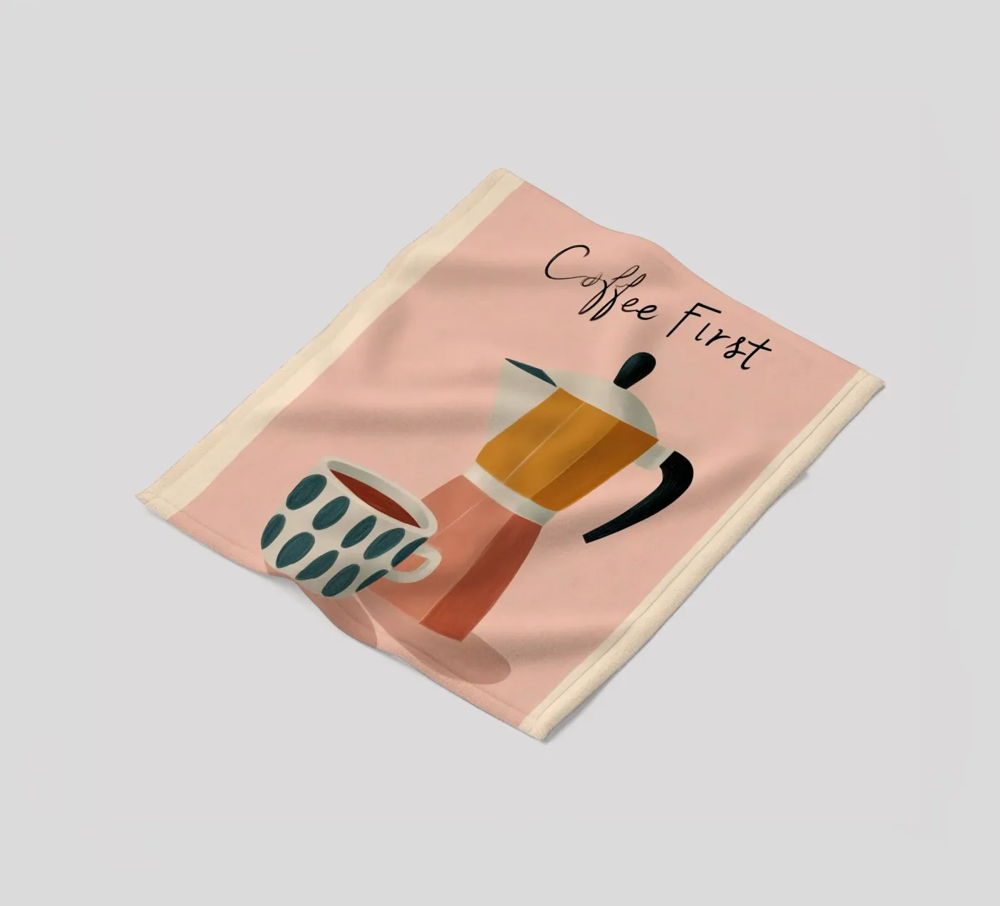 Coffee First Fleecedecke von cityart