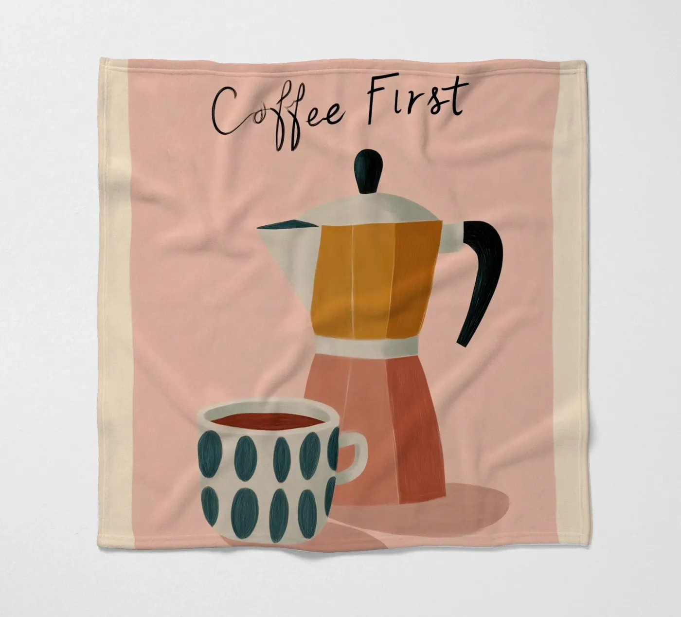 Coffee First Fleecedecke von cityart