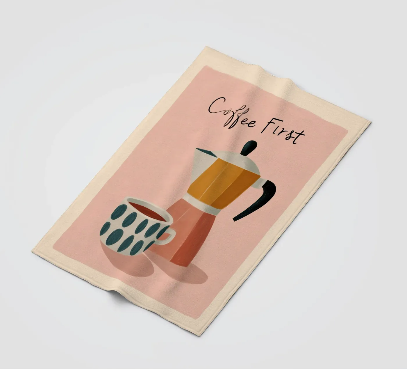 Coffee First Fleecedecke von cityart