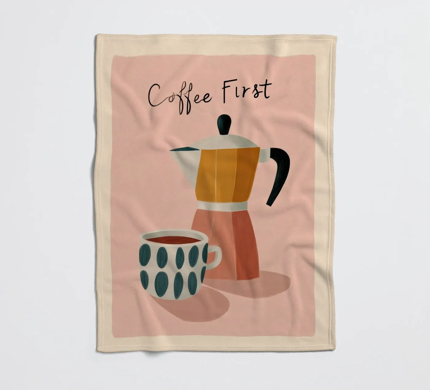 Coffee First Fleecedecke von cityart