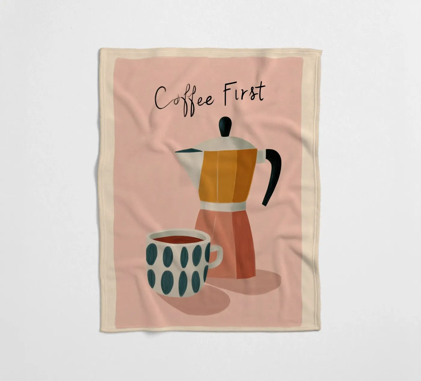 Coffee First Fleecedecke von cityart