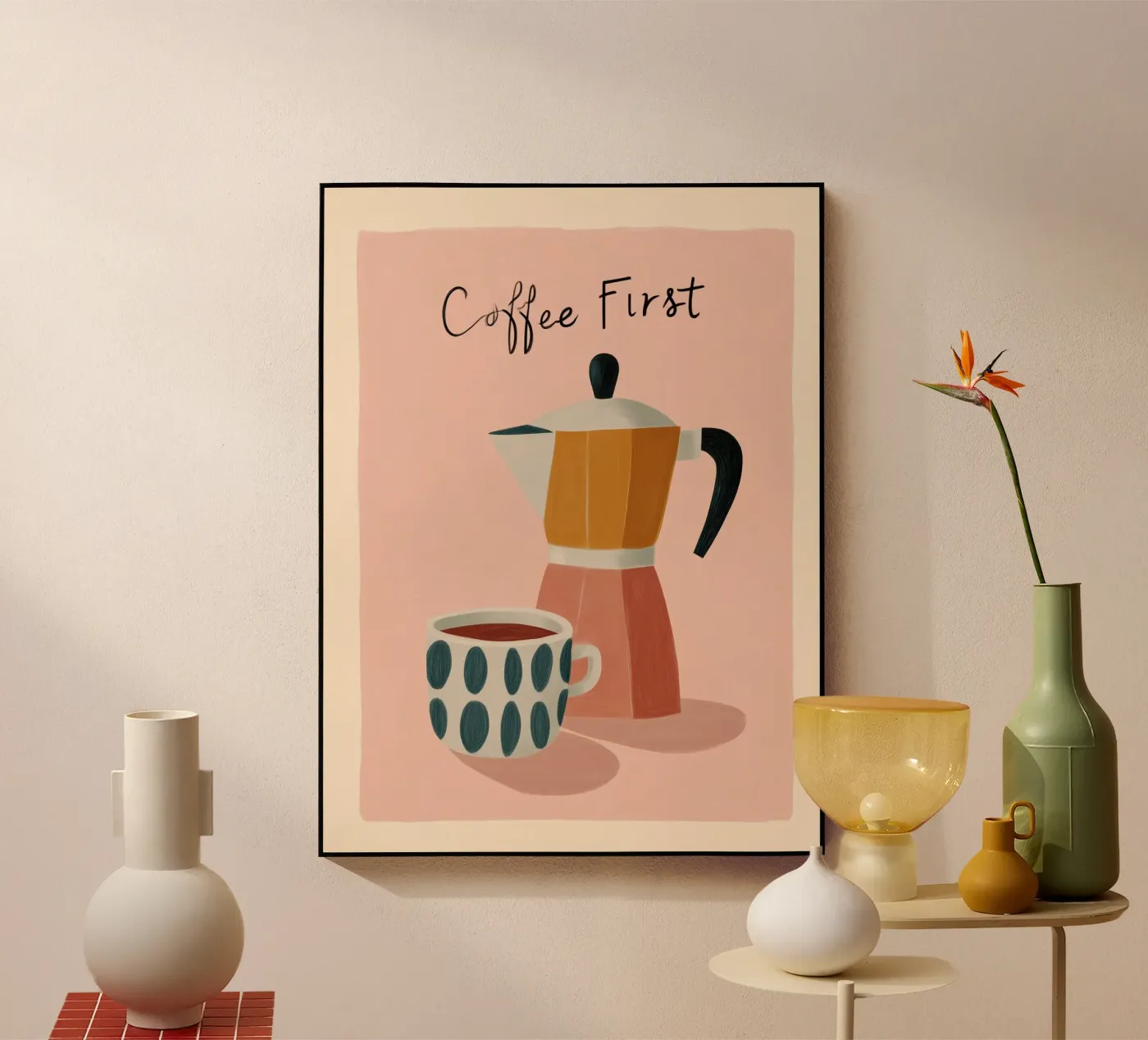 Coffee First acryl van cityart