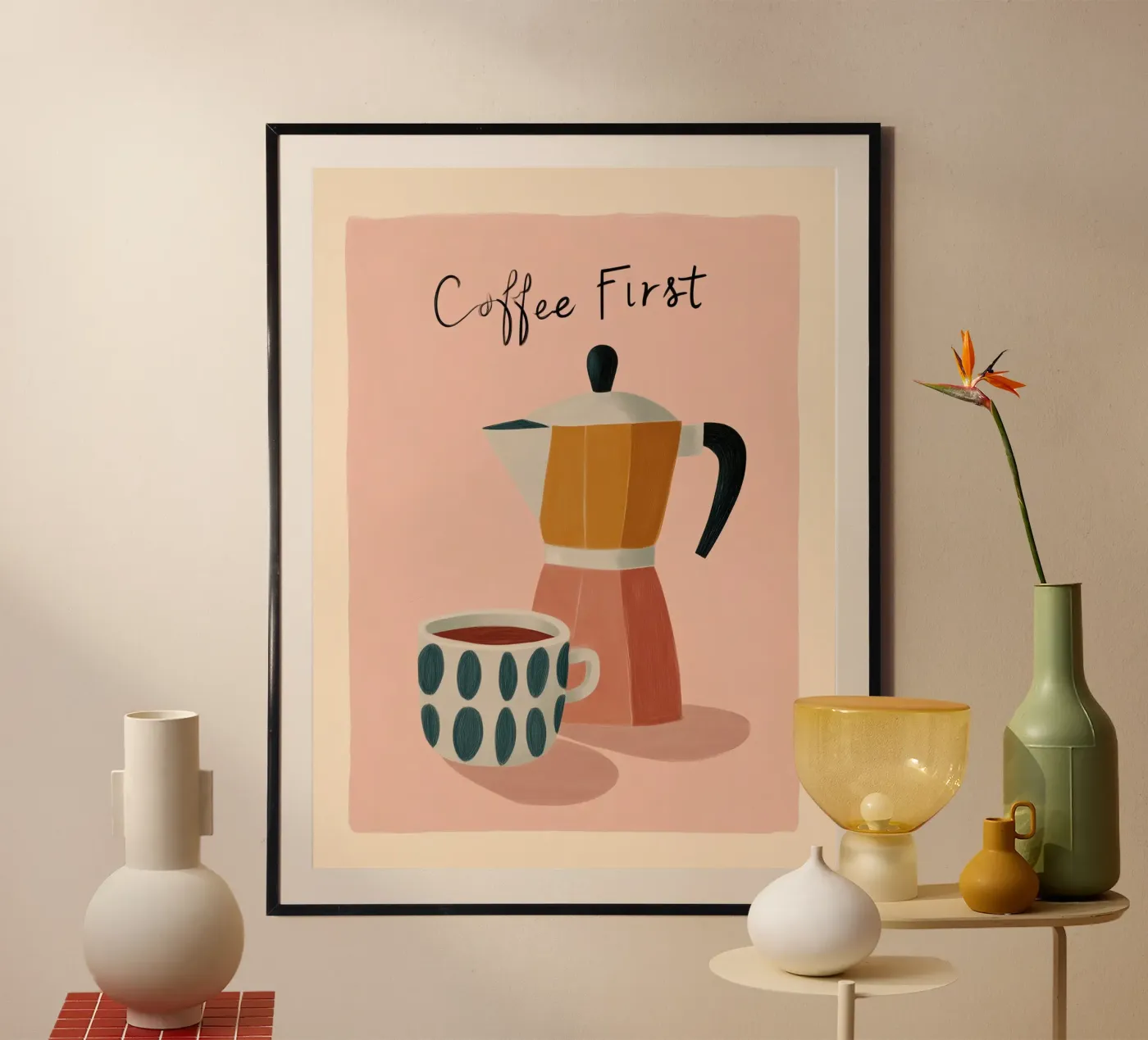 Coffee First poster de cityart