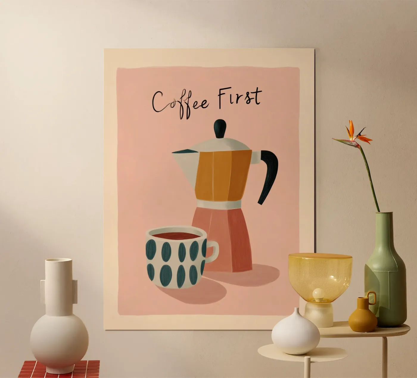 Coffee First poster de cityart