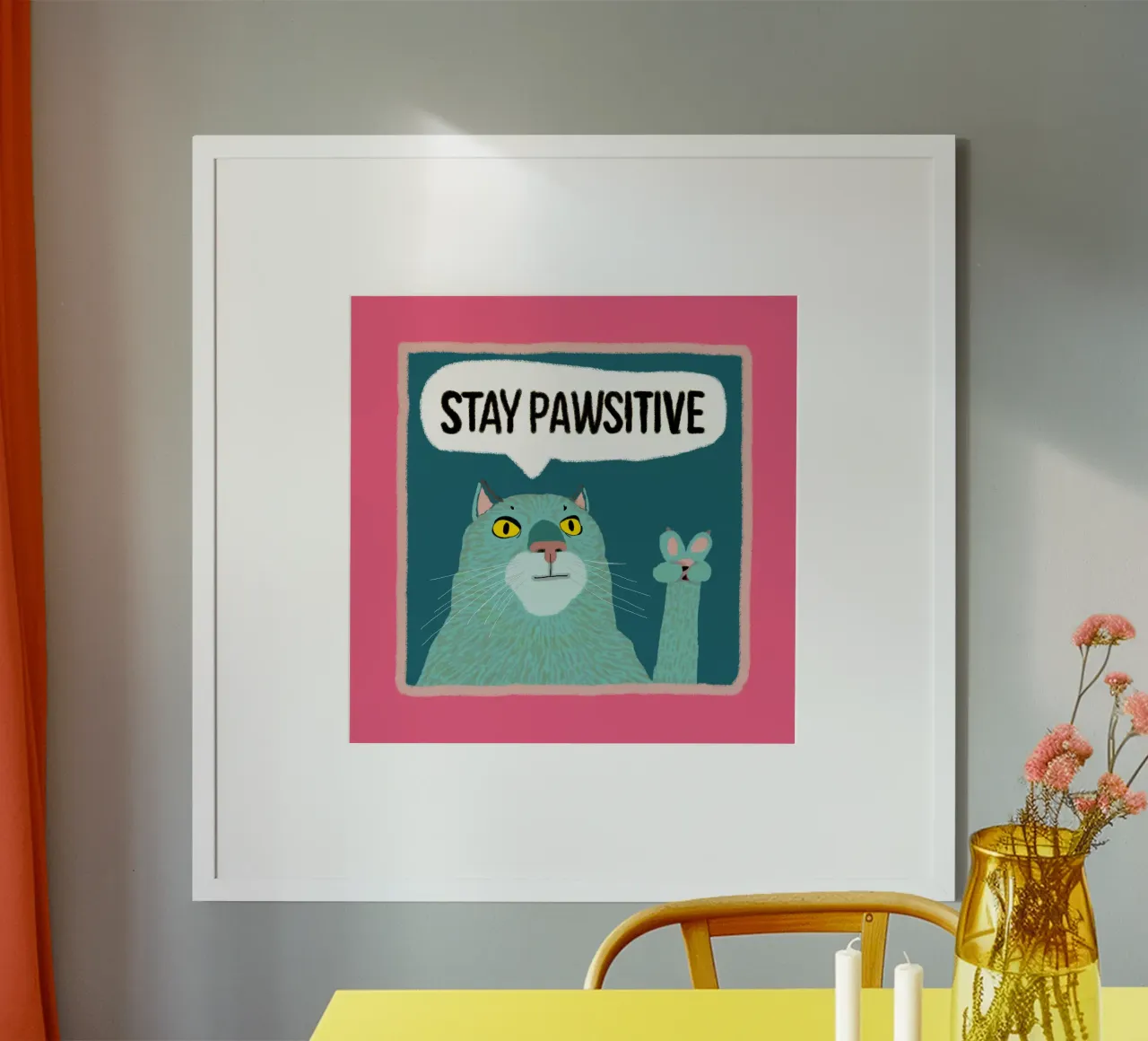 Peace Cat poster da Face & Content