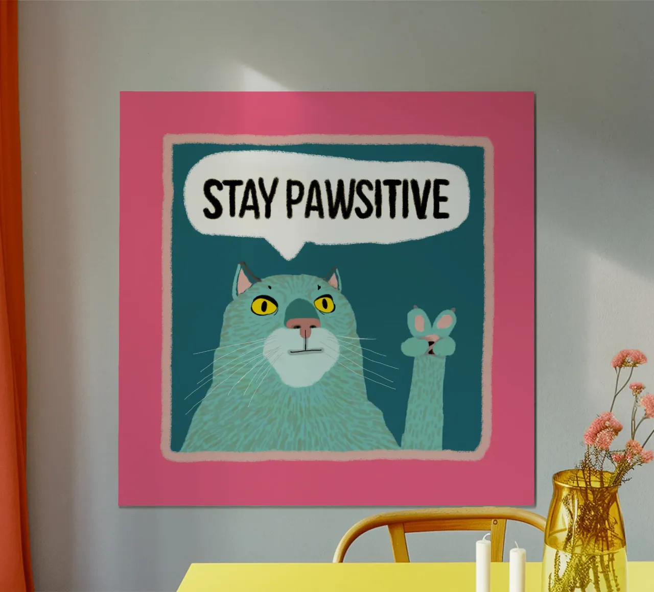 Peace Cat poster da Face & Content