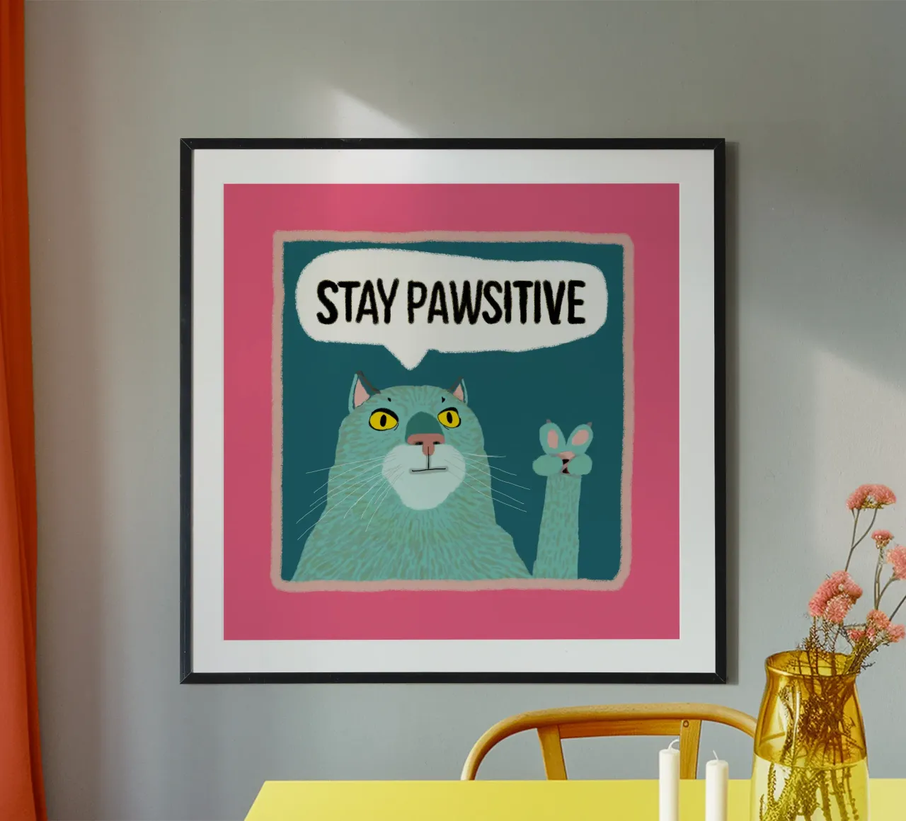 Peace Cat poster da Face & Content