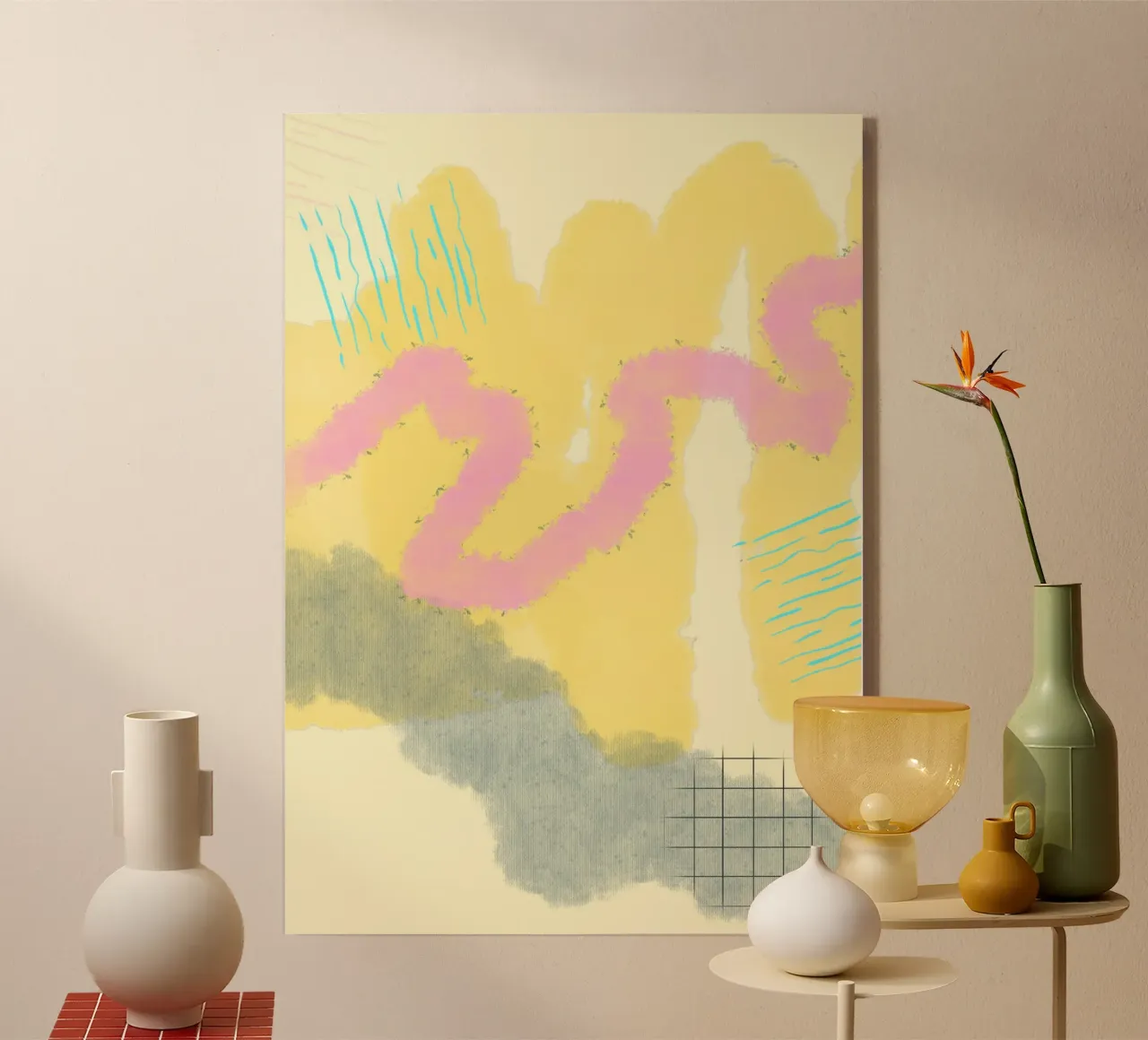 Linien 2 acrylic glass by Studio Driver