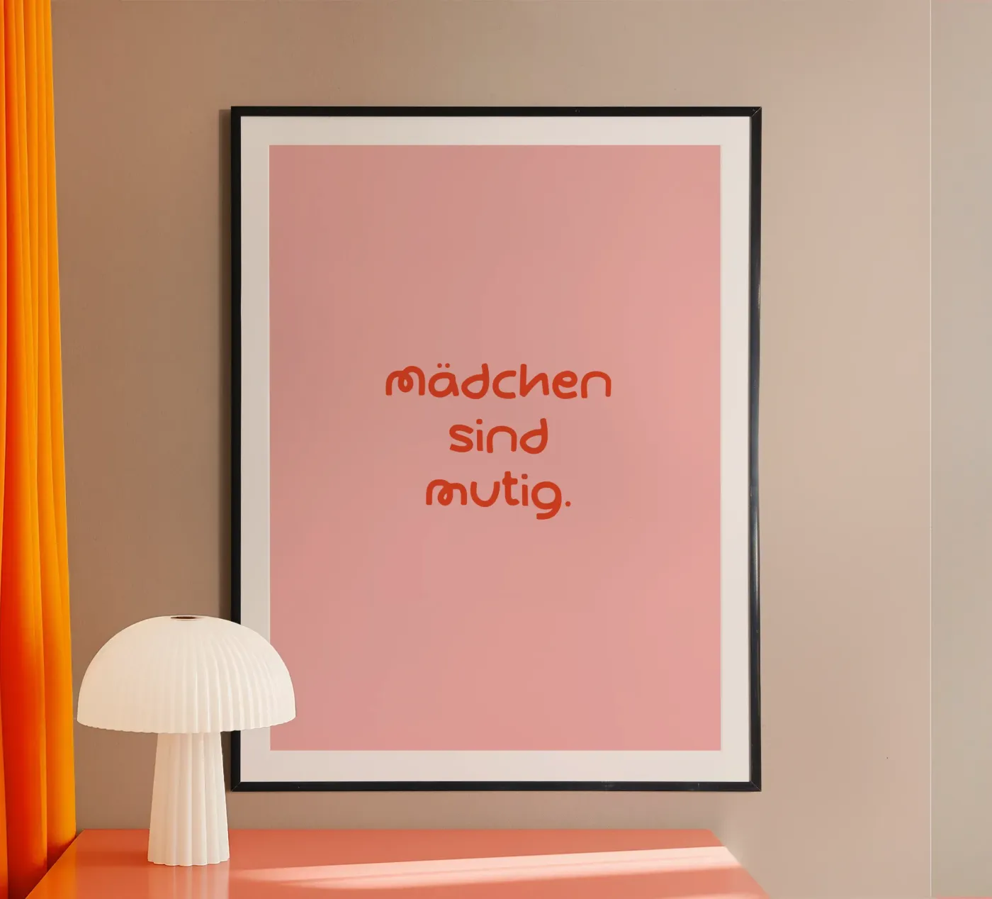 Mädchen sind mutig. poster da Studio Mutig