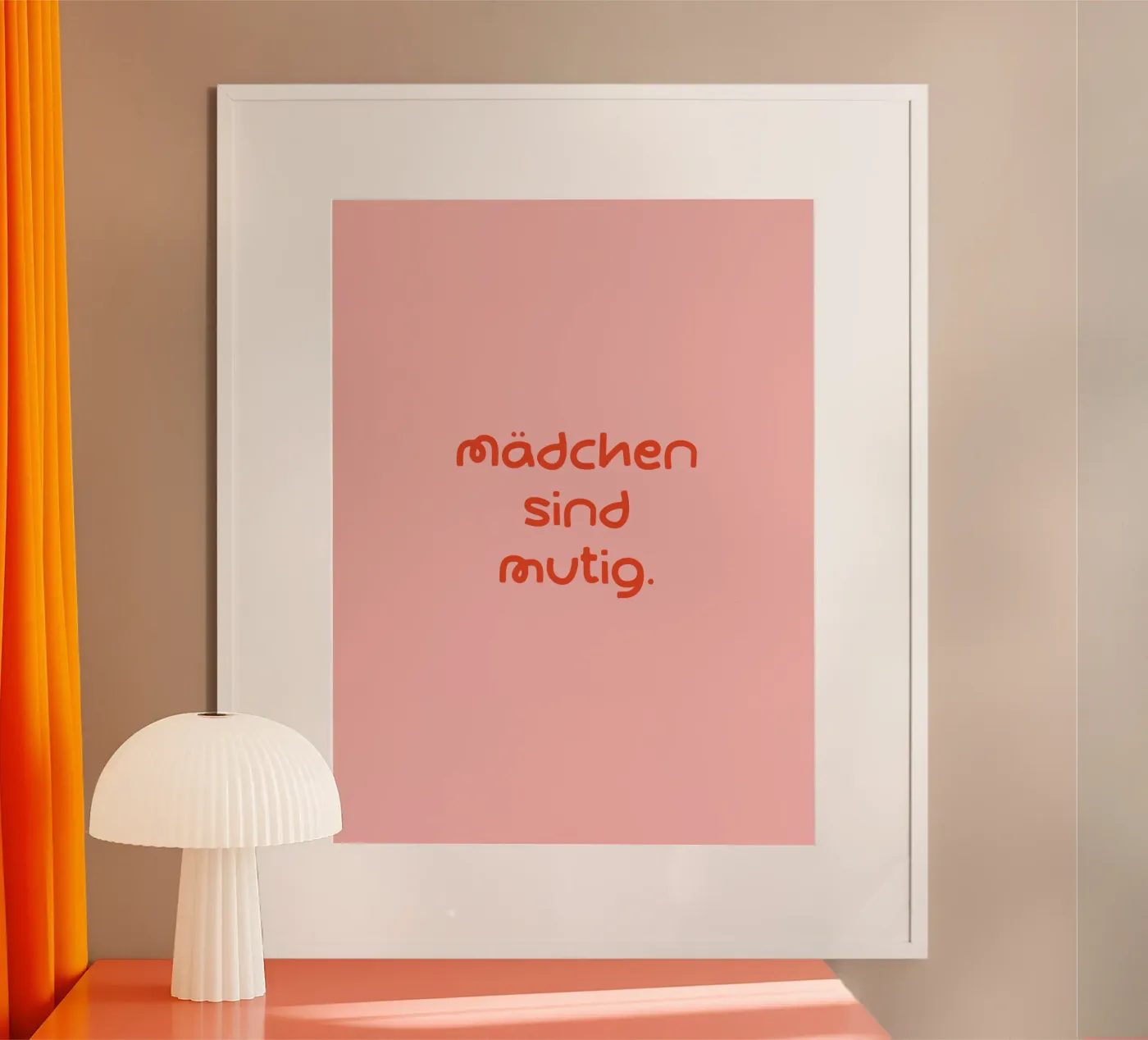 Mädchen sind mutig. poster da Studio Mutig