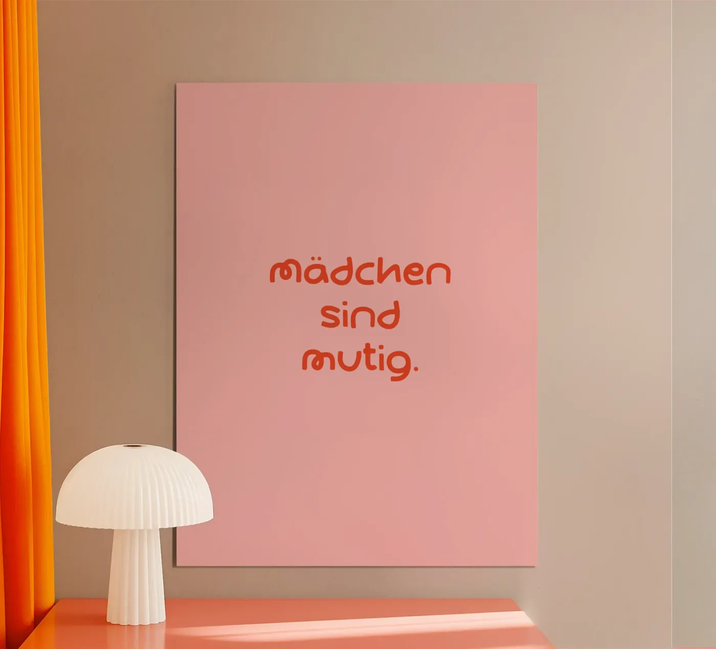 Mädchen sind mutig. poster da Studio Mutig