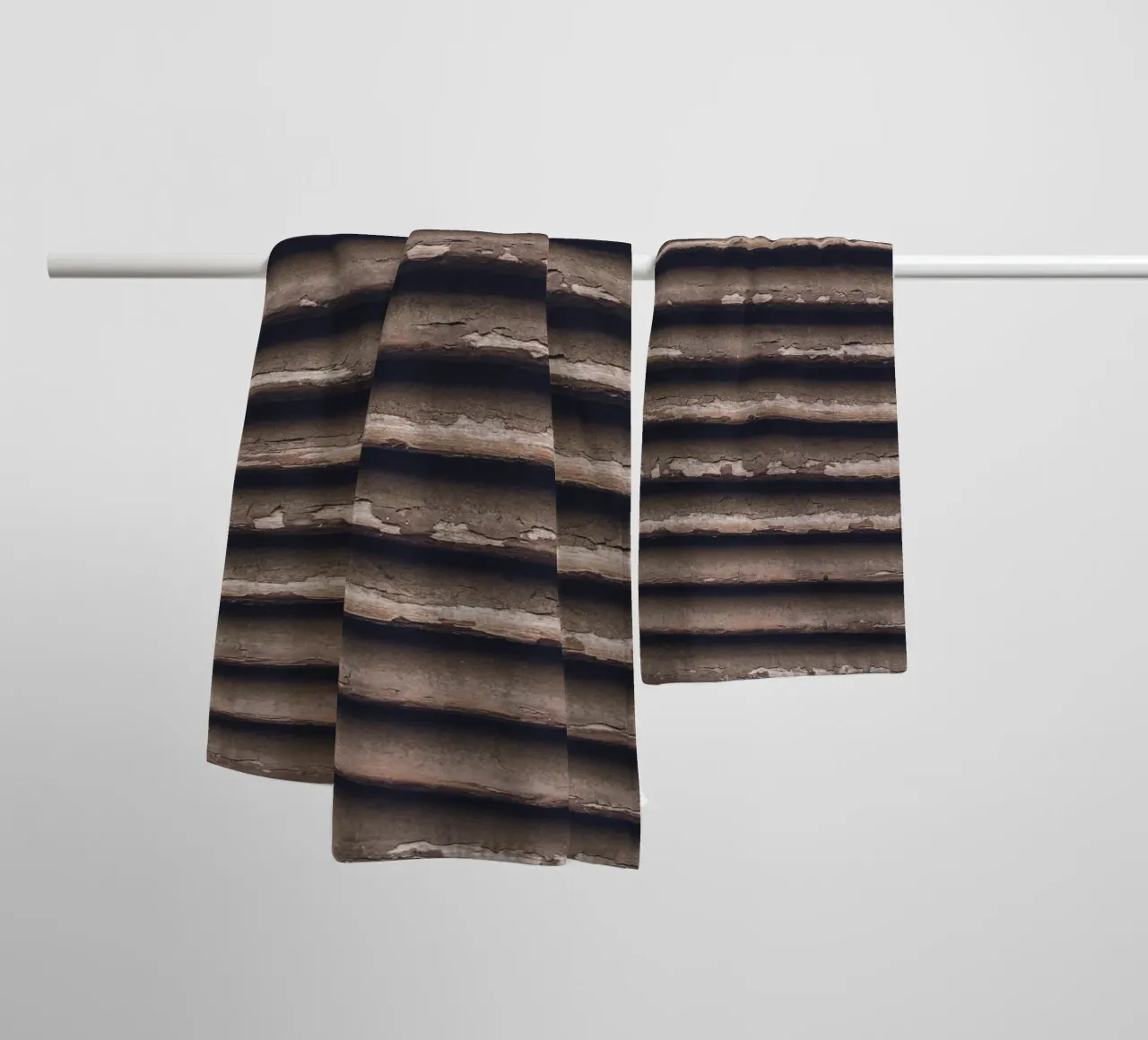 Rustic texture - vintage textured art towel by Whole©