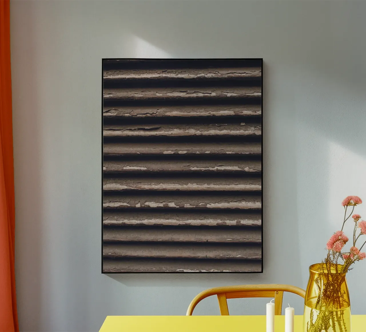 Texture rustique - art structurel vintage plexiglas de Whole©