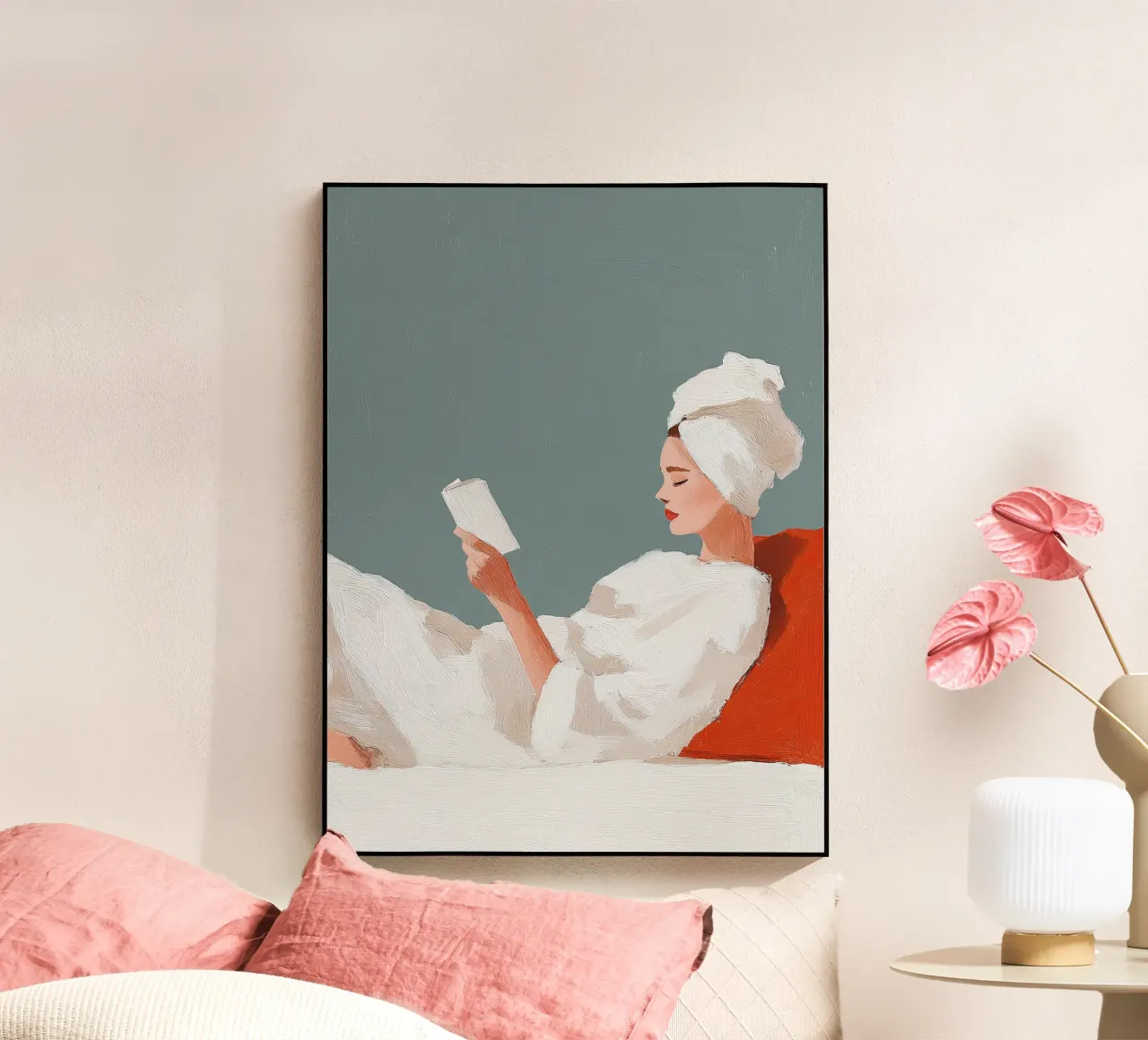 Reading Time acrylic glass by lieblu