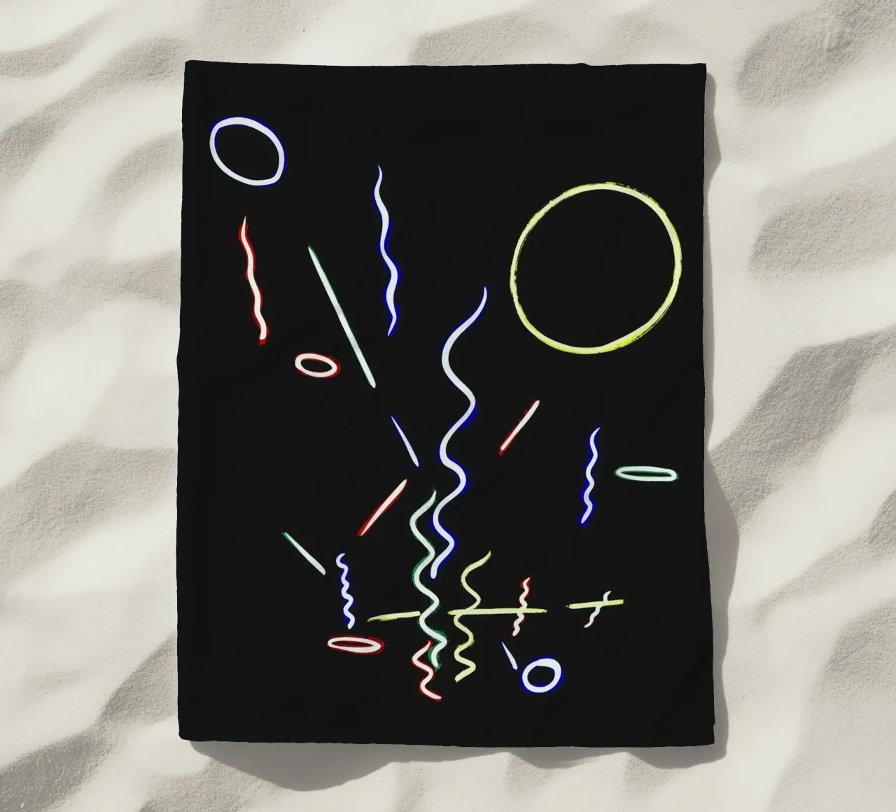 Strisce al neon telo mare da Studio Driver