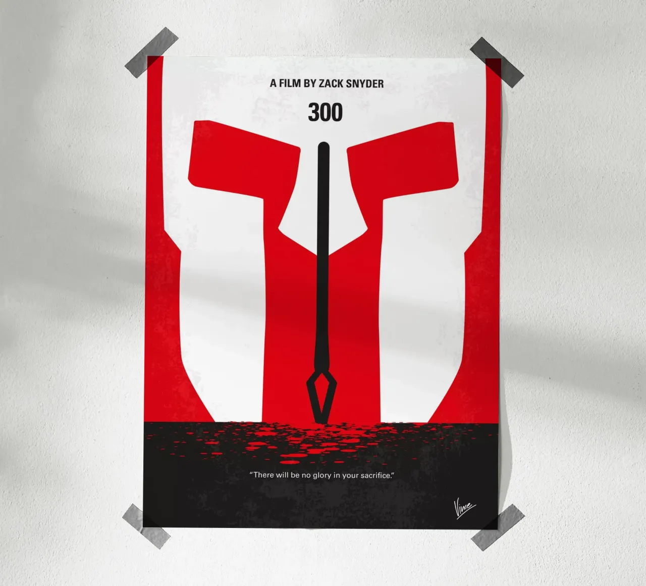 No001 My 300 minimal movie poster carta hahnemühle da Chungkong
