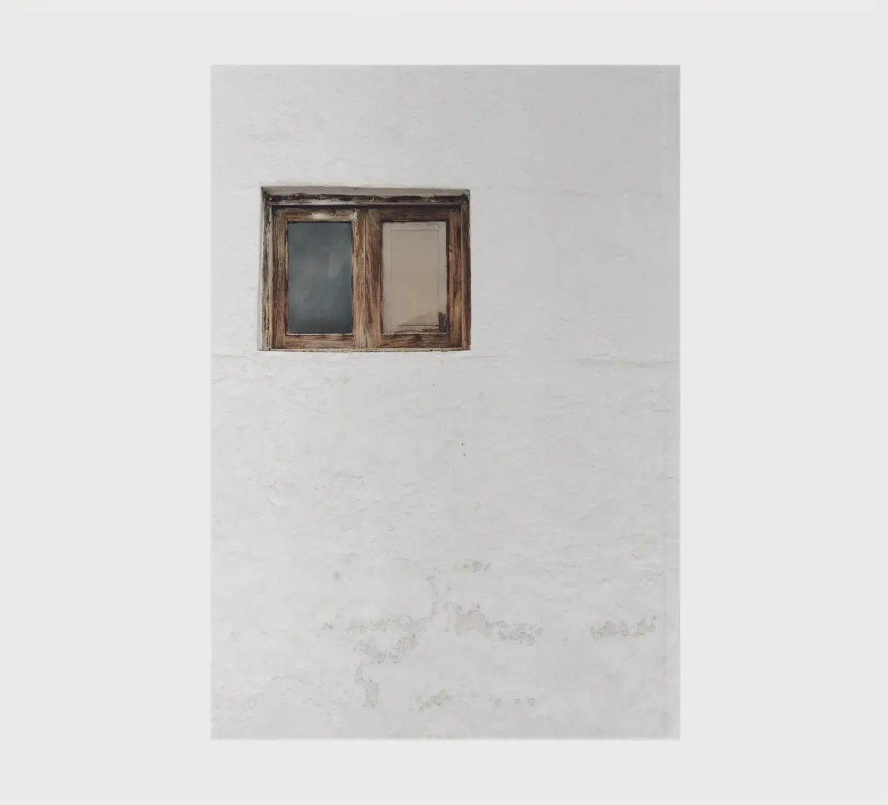 Rustic window - Minimalist architectural art notebook by Whole©
