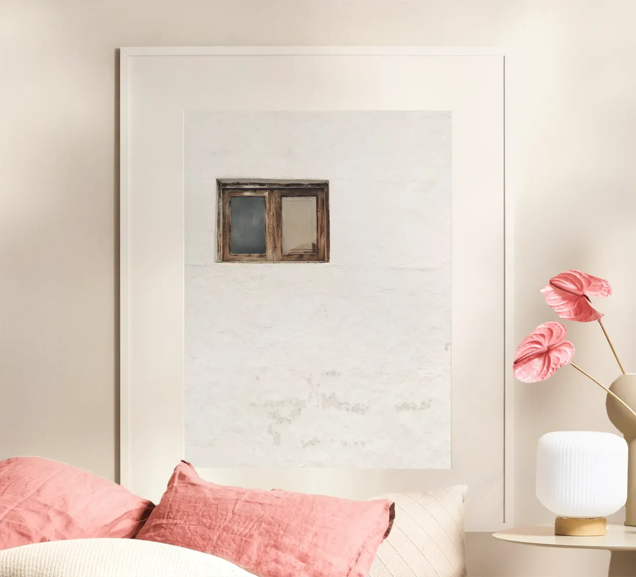 Rustic window - Minimalist architectural art hahnemühle by Whole©