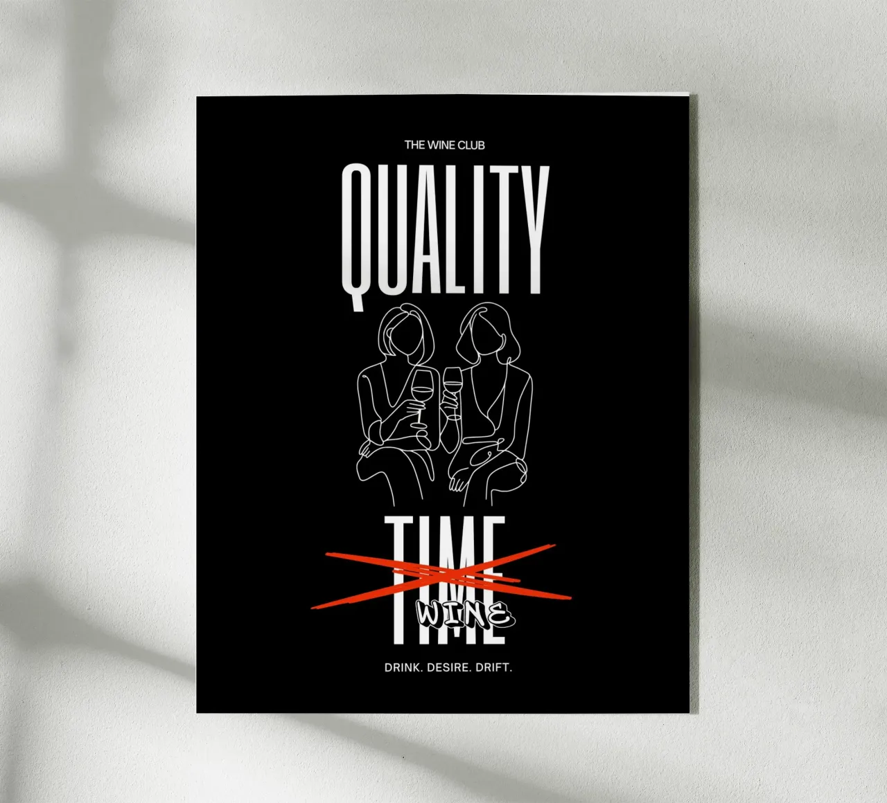 QUALITY TIME plexiglass da THE WINE CLUB