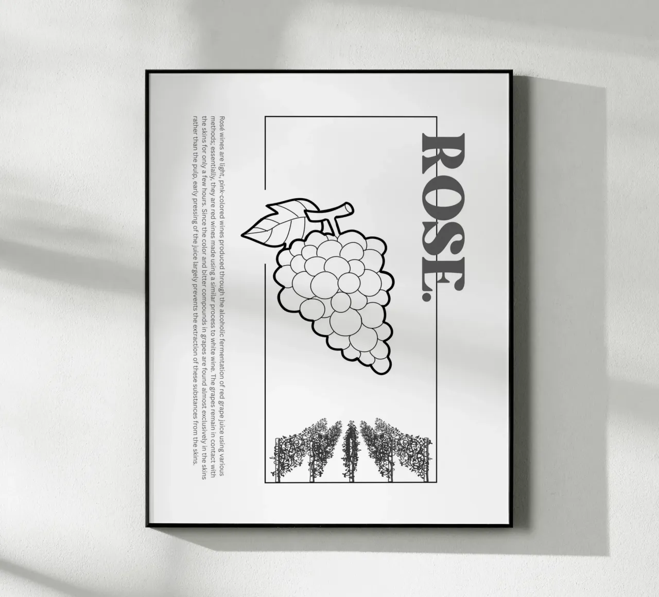 ROSE plexiglass da THE WINE CLUB