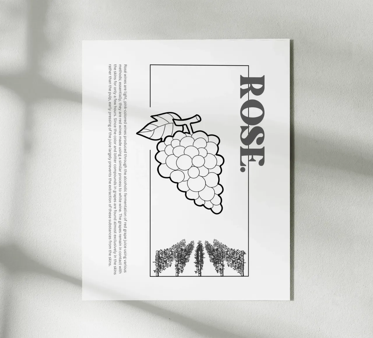 ROSE Acryl-Glas von THE WINE CLUB