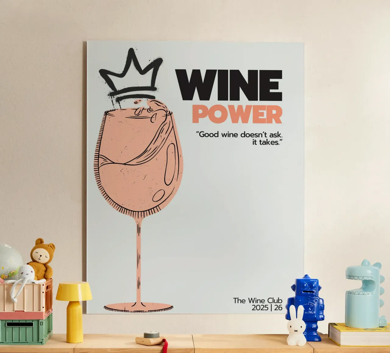 WINE POWER plexiglass da THE WINE CLUB