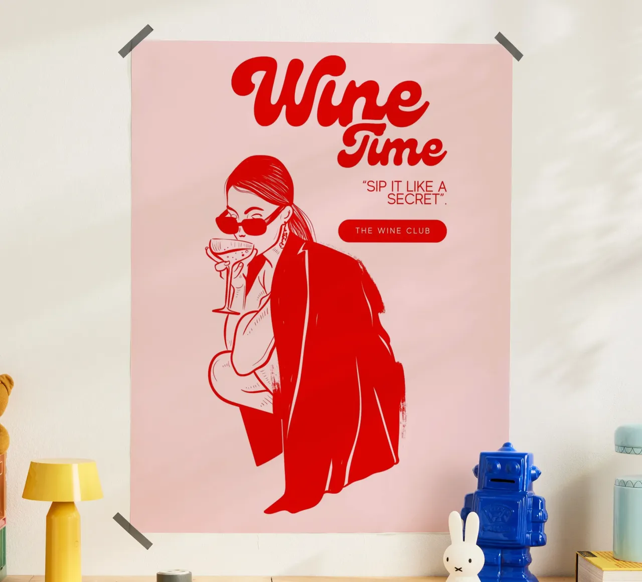 WINE TIME poster da THE WINE CLUB