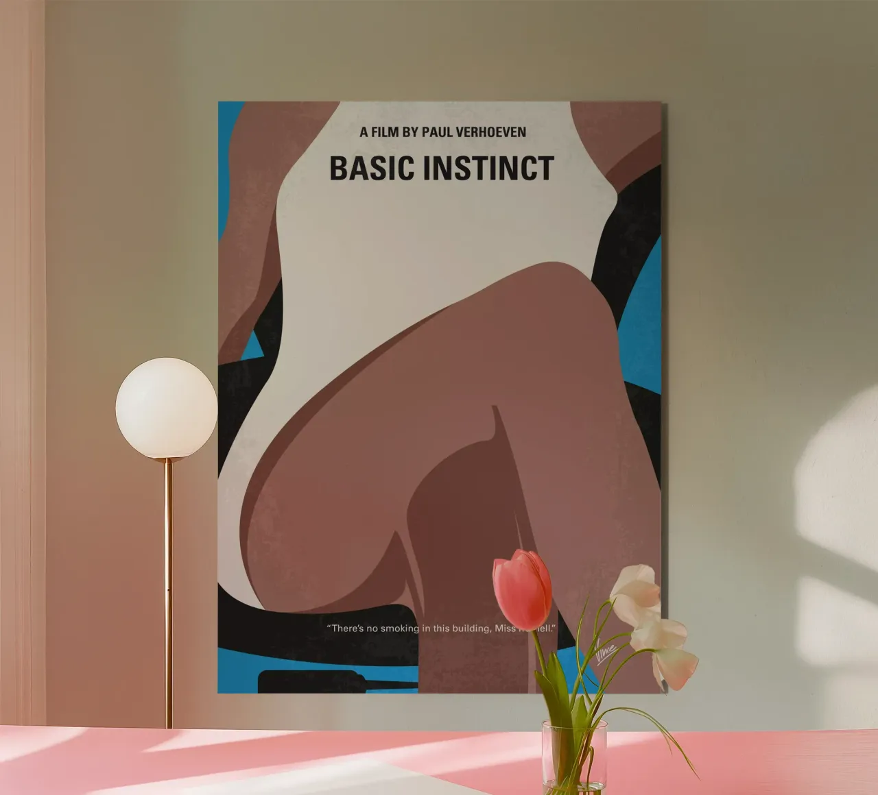 No007 My basic Instinct minimal movie poster pannello forex da Chungkong