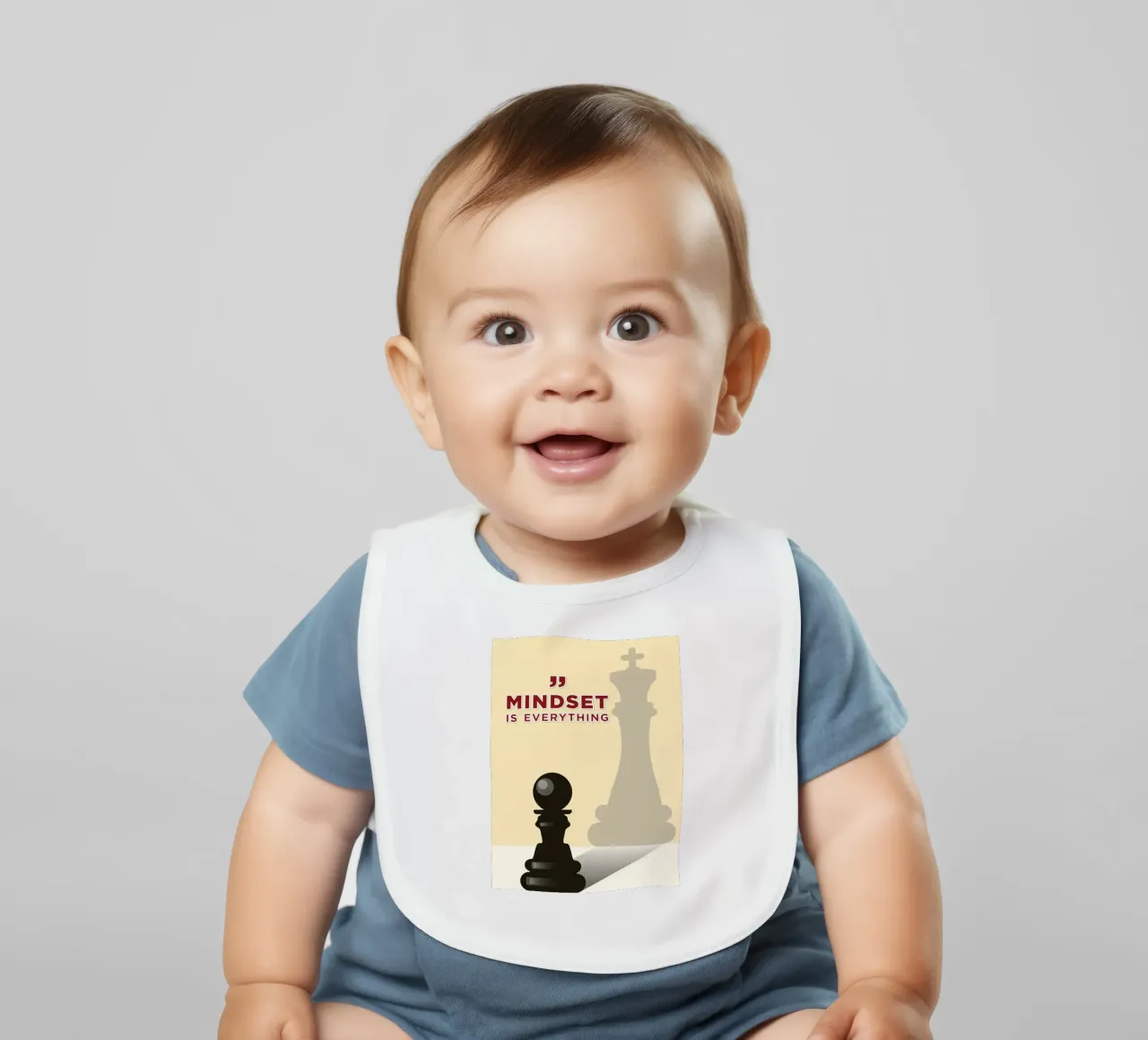 La mentalità è tutto bavaglino da Raffasya Shop