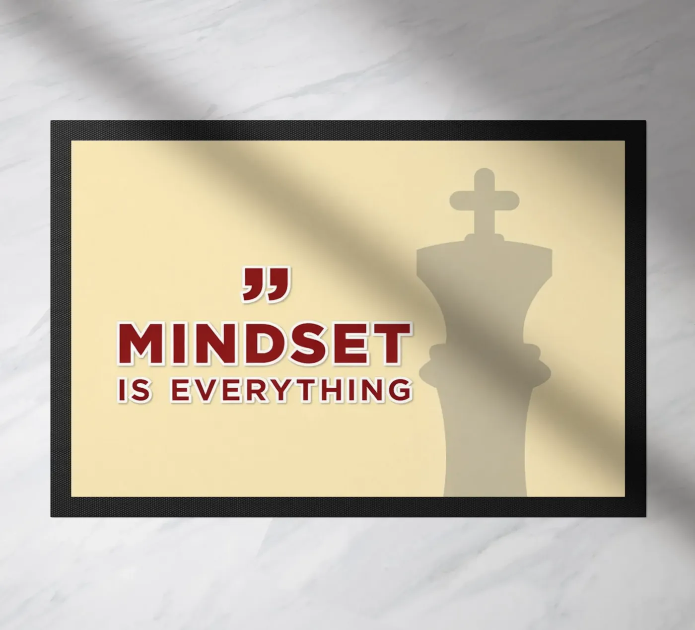 mindset is everythings Fußmatte von Raffasya Shop