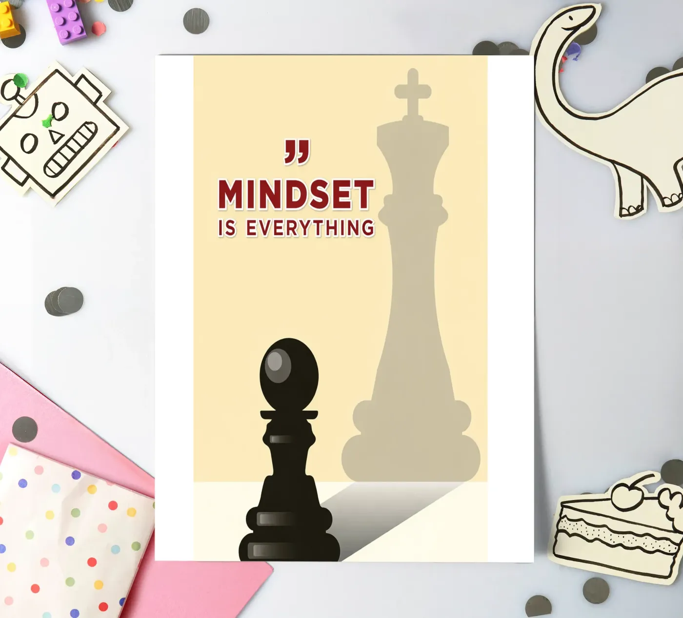mindset is everythings sticker sheet by Raffasya Shop