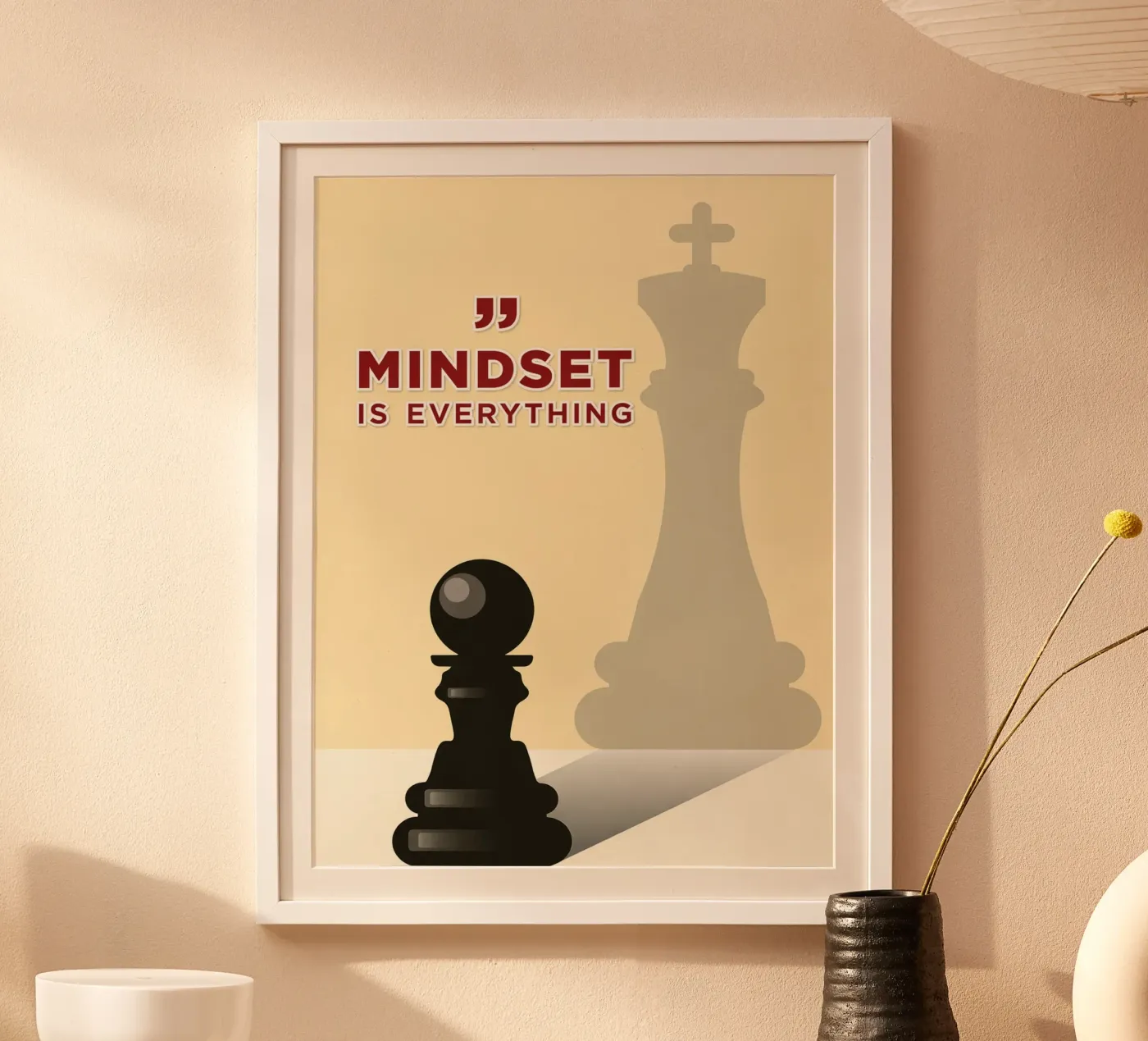 mindset is everythings Poster von Raffasya Shop